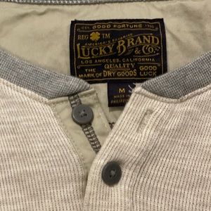 Men’s lucky baseball style shirt. Never worn